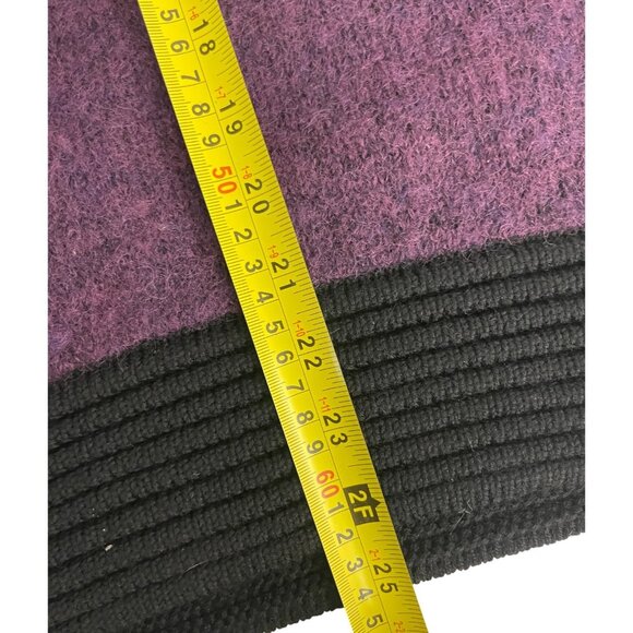 VTG Gucci Womens Sweater EU 40 US M Medium Pullover Purple Collared Wool Mohair - Picture 8 of 9